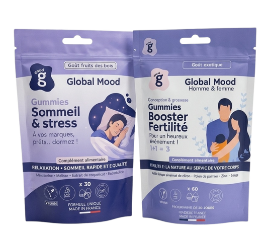 Pack duo (Fertilité & Sommeil et Stress)