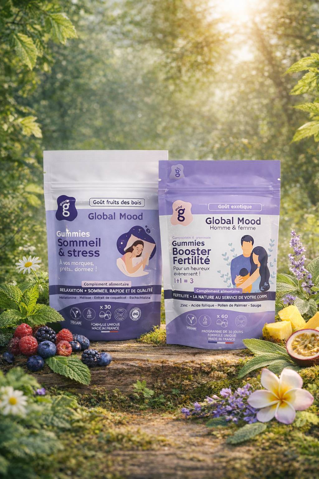 Pack duo (Fertilité & Sommeil et Stress)